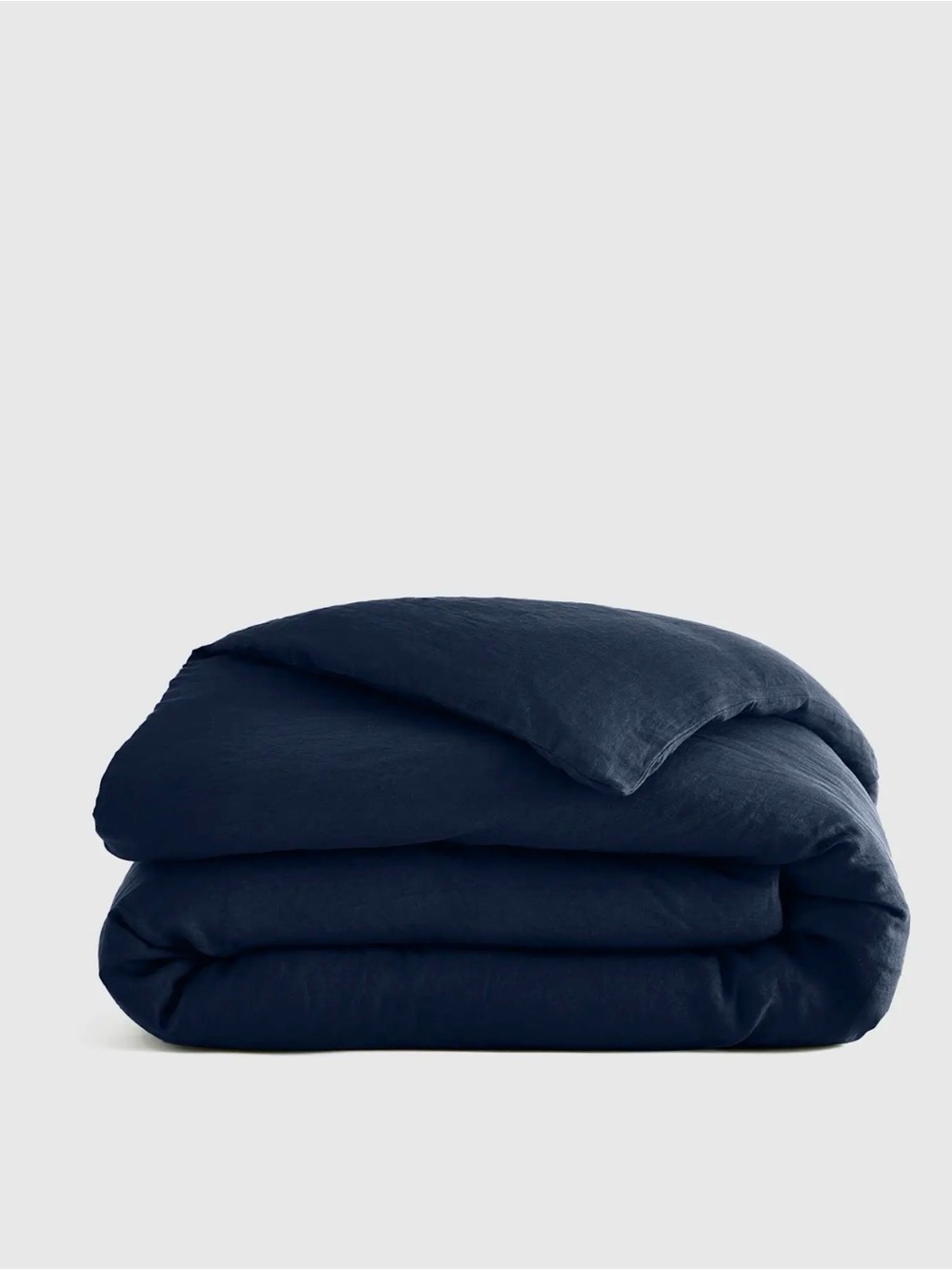 NWOT Navy European Linen Duvet (Only) - Retail $174